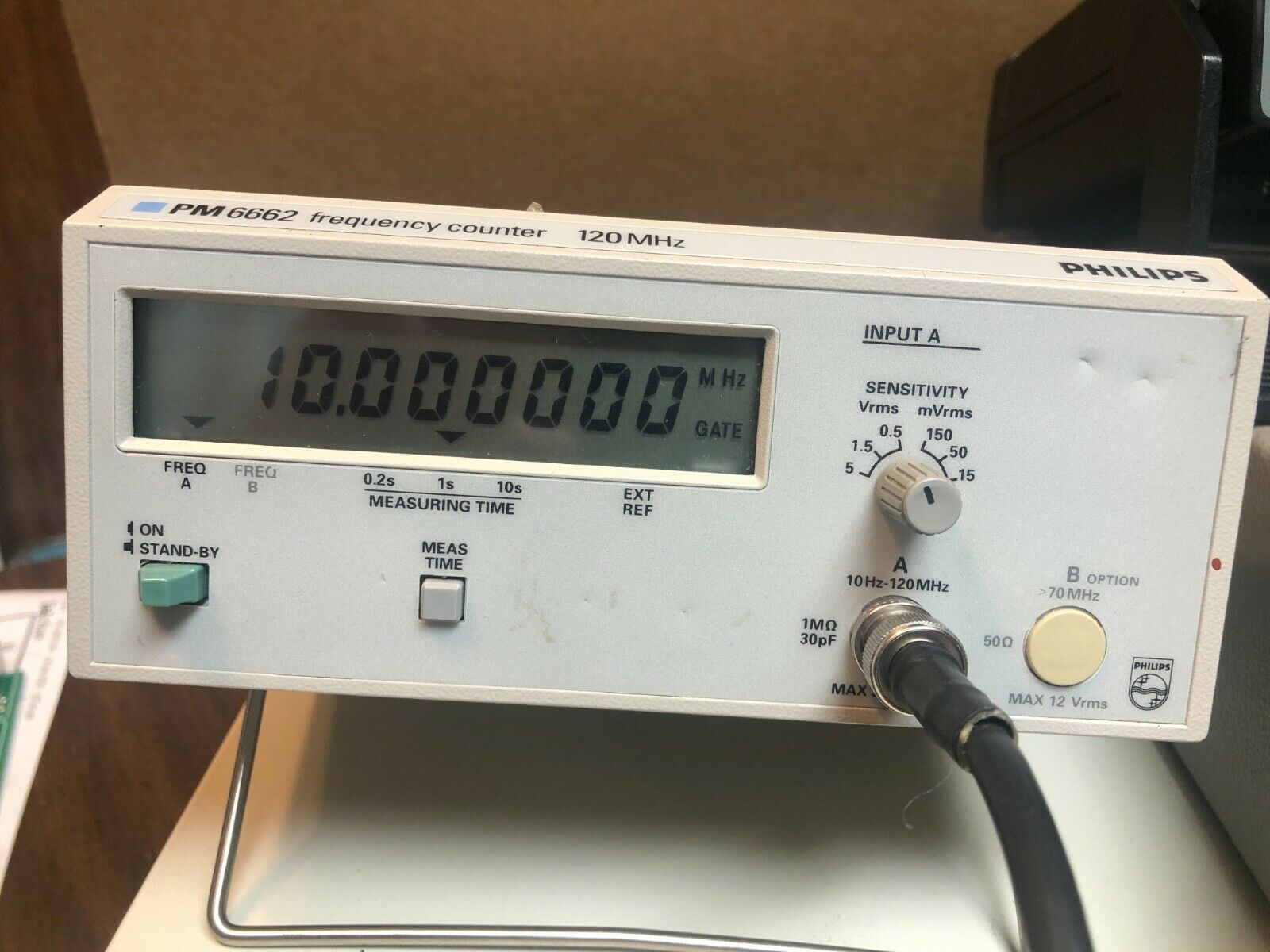 Philips PM6662 Frequency Counter 120MHz