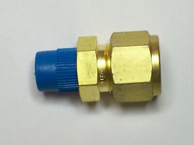 1 - Swagelok Brass Connector Fitting, 1/2" Tube X 1/4" Male NPT, B-810-1-4